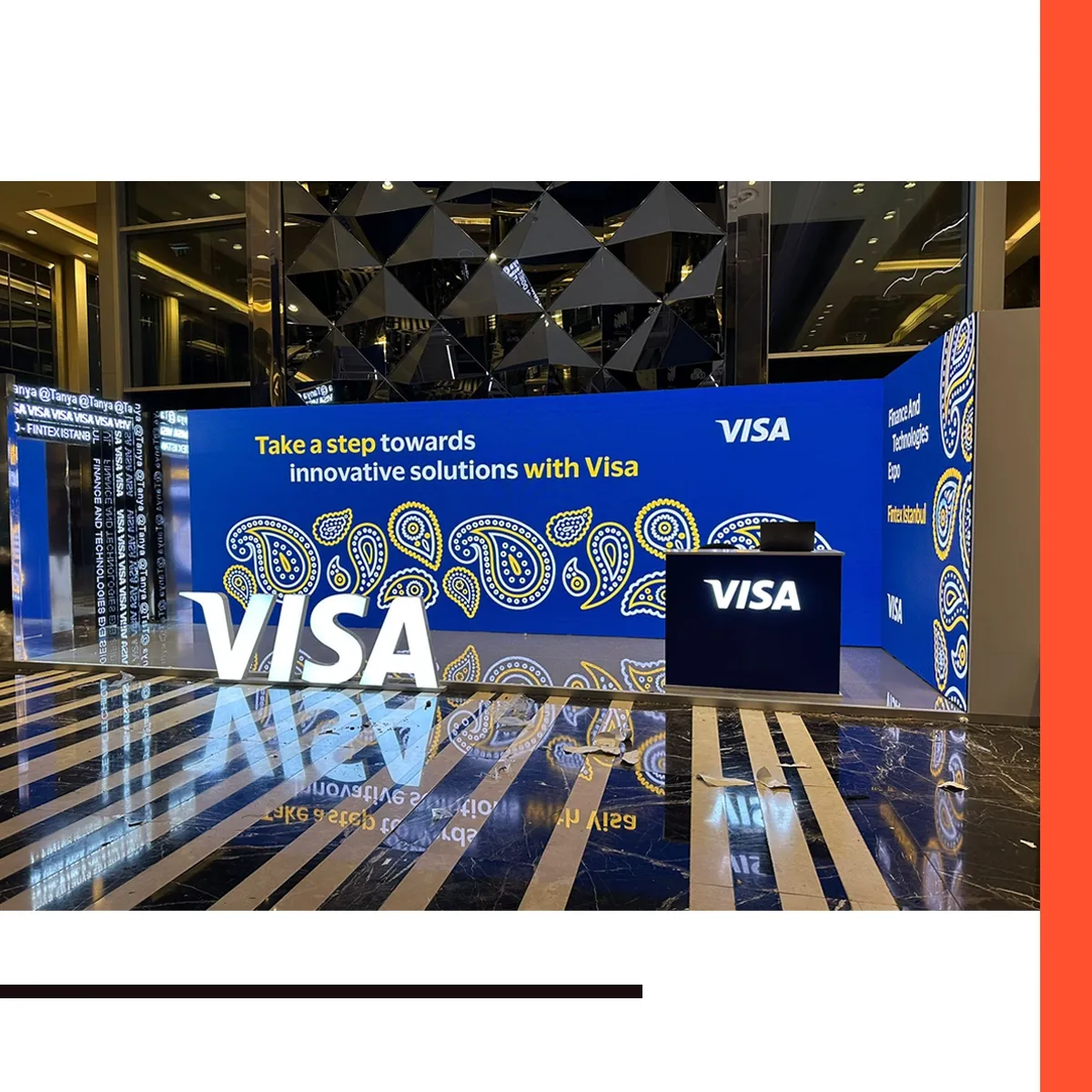 Visa fuar standı