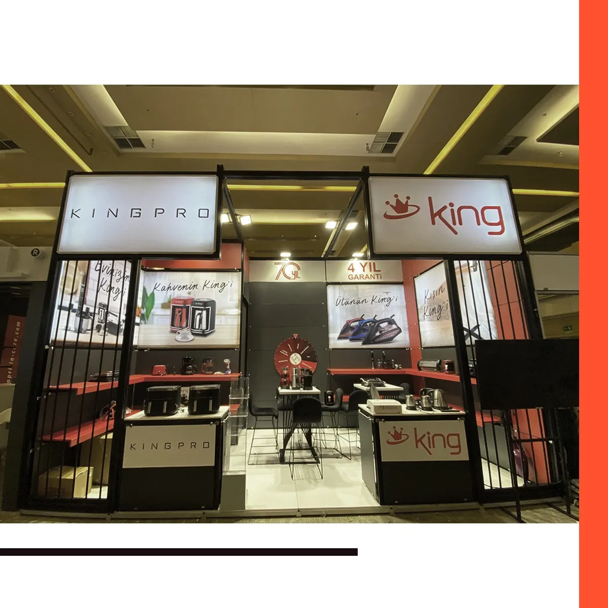 King fuar standı