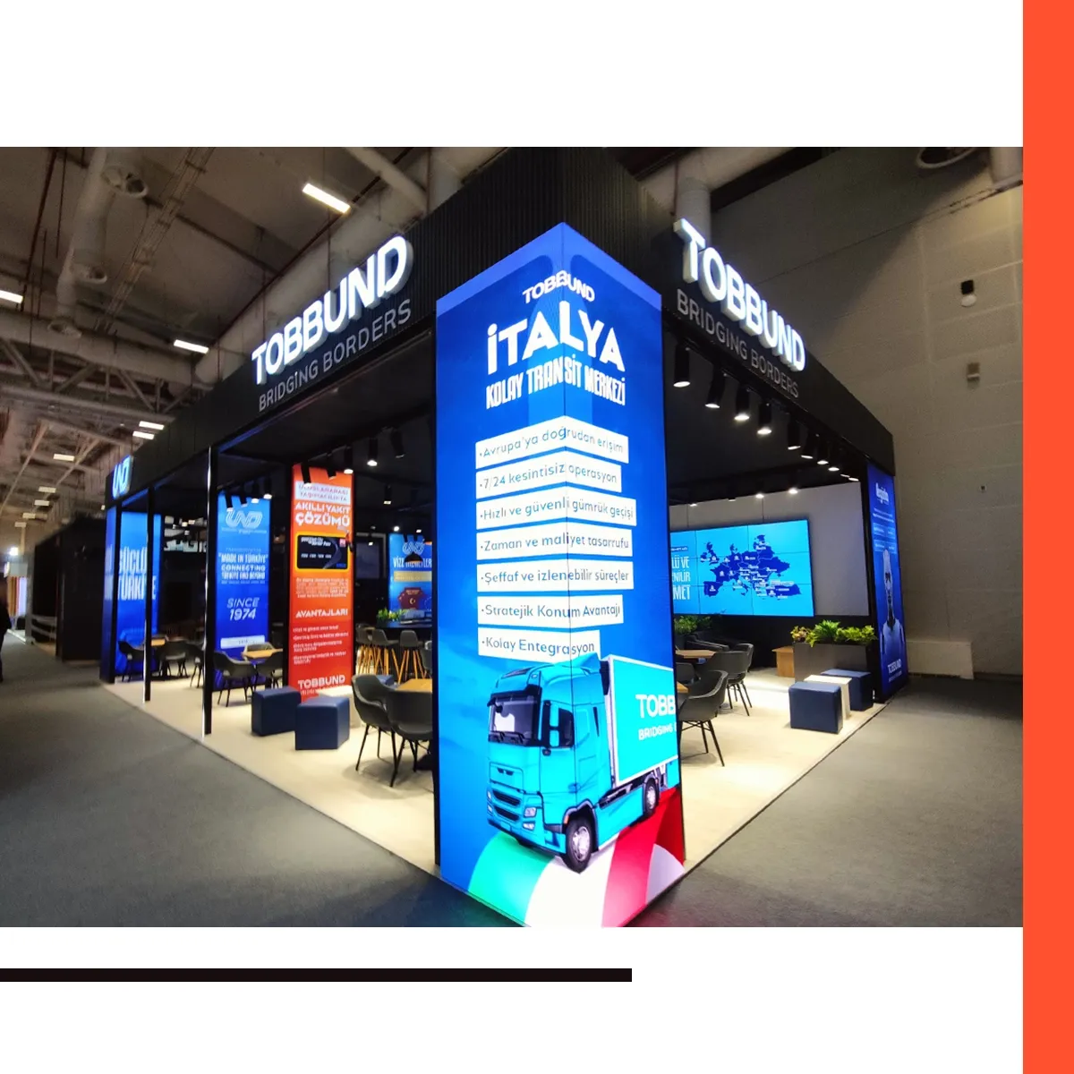 TOBBUND LogisTech İzmir fuar standı