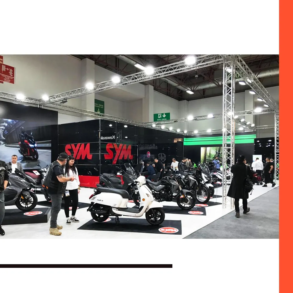 SYM fuar standı